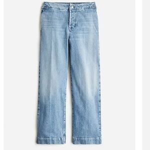 NWT Point Sur Wide leg denim with side tabs for J Crew
